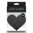 thumbnail image 1 of Pretty Pasties Glitter Hearts Black/Gold - 2 Pair - Glitter Fabric, 1 of 3
