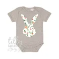 thumbnail image 1 of Pretty Patterned Easter Baby Bodysuit, First Easter Baby Gift, Newborn Easter Cute Baby Onesie, BABY BODYSUIT LAT 4424, 1 of 3