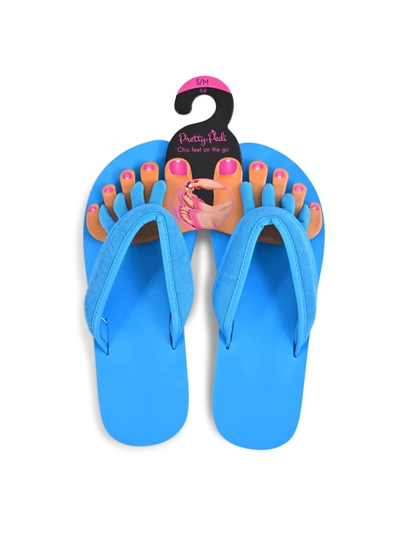 , Pedicure Sandal for Foot Wellness, Turquoise