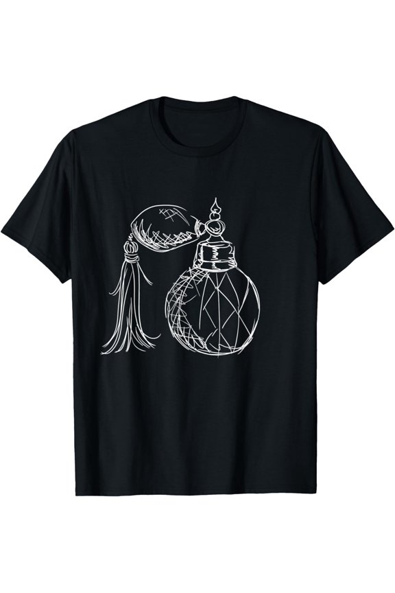 Pretty Perfume Bottle, Tee-Shirt mens t hirt men,black,women,misfits,journey ,boys