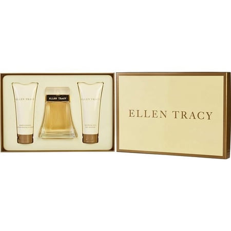 Pretty Petals By Ellen Tracy For Women Set: EDP+Body Lotion+Shower Gel (2.5+3.4+3.4)