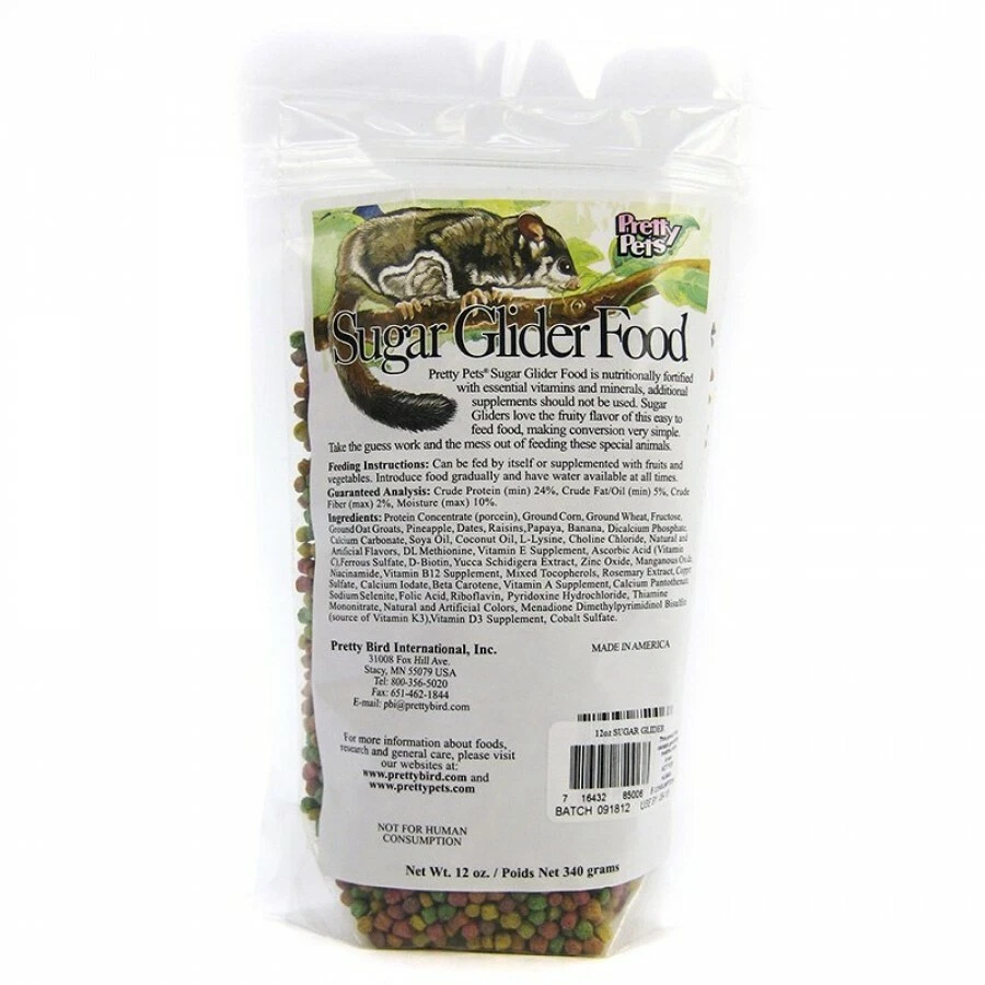Pretty Pets Sugar Glider Food 12Oz*