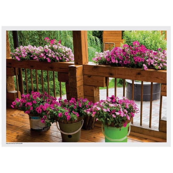 Pretty Pink Garden Flowers Paper Placemats 50 Per Pack