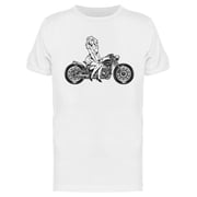 Pretty Pinup Girl T-Shirt Men -Image by Shutterstock, Male Large