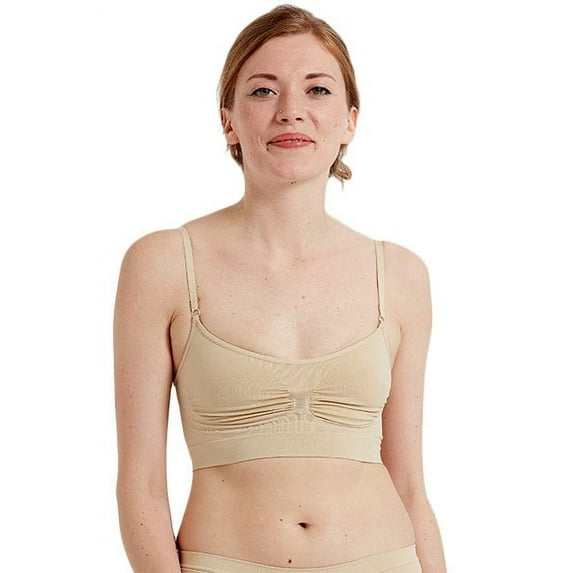 Pretty Polly Eco-Wear Seamless Soft Bralet with Adjustable Straps SPAWM3
