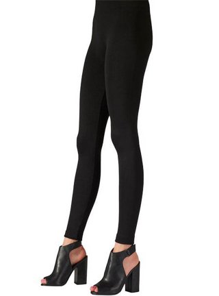 Pretty Polly Women's Plus Size Smooth Leggings, Black (Black), Extra Large  (US 14-18) at  Women's Clothing store