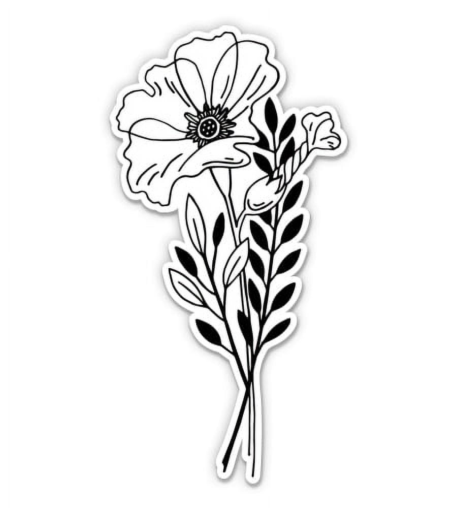 Neon Daisy Cute Flower Sticker