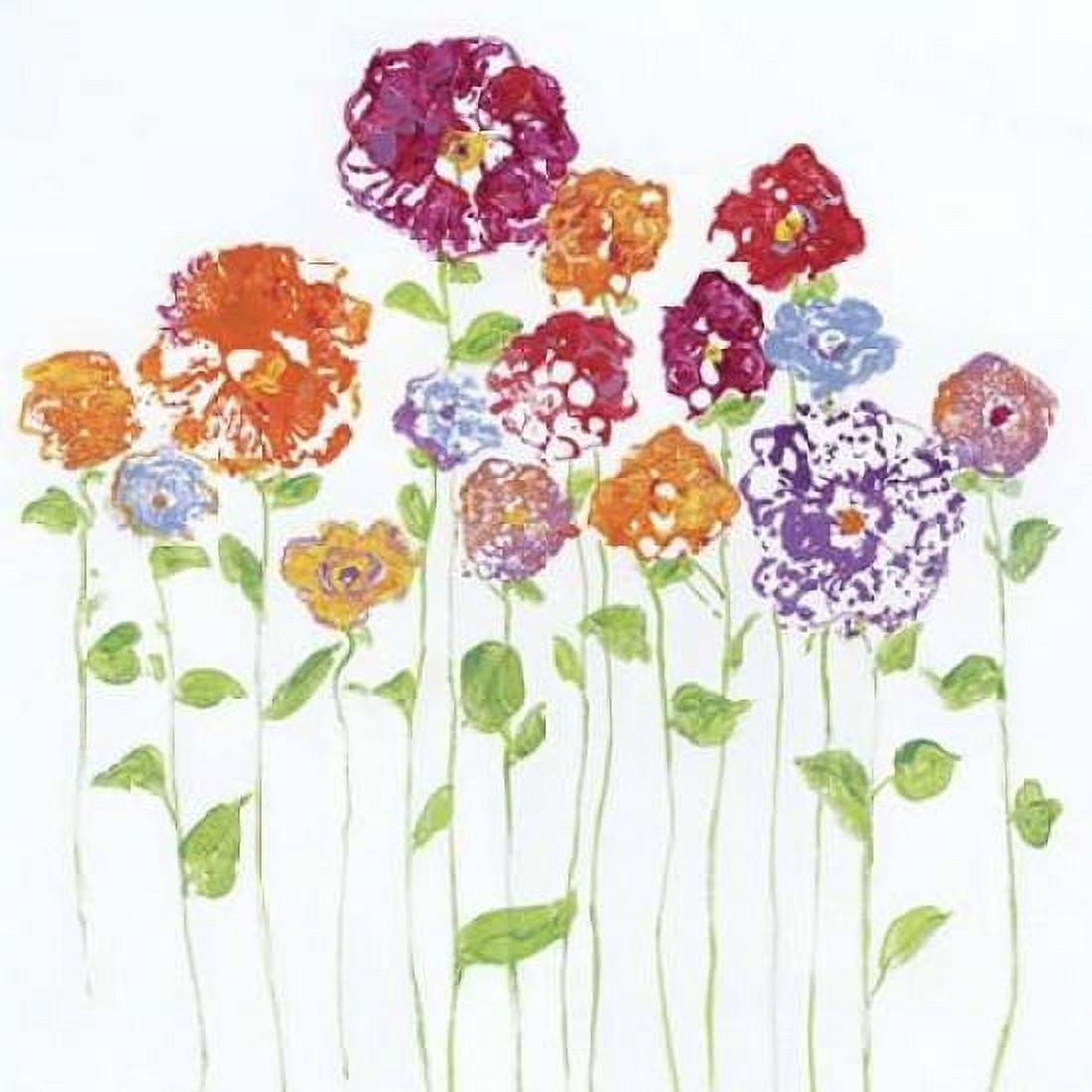 Pretty Posies I Canvas Art - Sally Swatland (24 x 24)