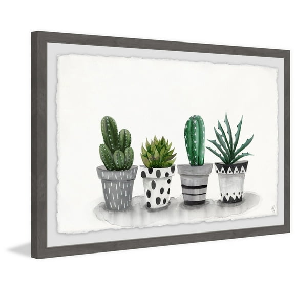Pretty Pots Framed Painting Print