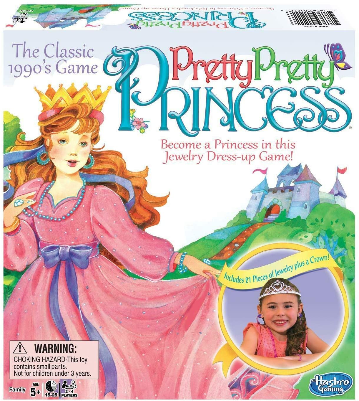 Pretty Pretty Princess Game Jewelry Dress Up Board Game 1990's Classic Toy Tiara Necklaces - image 1 of 6