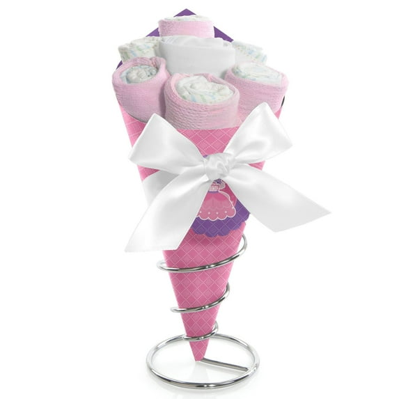 Pretty Princess - Baby Shower Diaper Bouquet