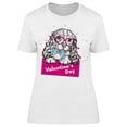 thumbnail image 1 of Pretty Puppy For Valentine's Day T-Shirt Women -Image by Shutterstock, Female Medium, 1 of 2