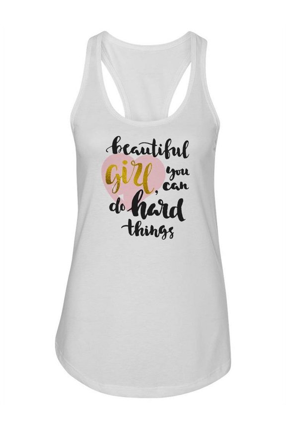 Pretty Quote Tank Women -Image by Shutterstock, Female x-Small