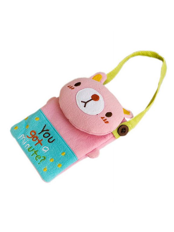 [Pretty Rabbit] Embroidered Applique Mini Swingpack Bag Purse / Wallet Bag / Camera Bag (4.4*3.2)