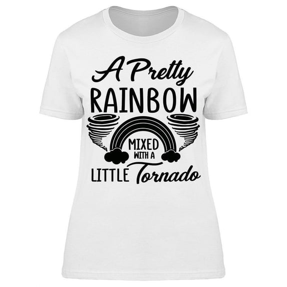 Pretty Rainbow T-Shirt Women -Image by Shutterstock, Female Medium