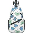 Pretty Sea Turtle Print Sling Bag Lightweight Shoulder Chest Bags