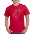 thumbnail image 1 of Pretty Simple Unicorn Men Red T-Shirt, Male Large, 1 of 4