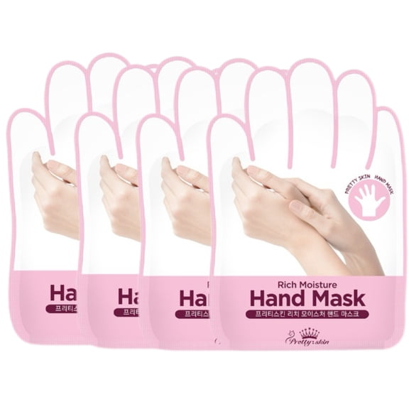 Pretty Skin RICH MOISTURE HAND MASK - 4 Pairs
