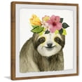 thumbnail image 1 of Pretty Sloth Framed Painting Print, 1 of 5