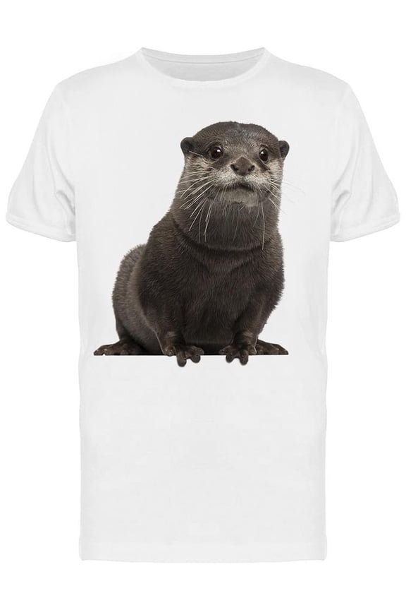 Pretty Small-clawed Otter T-Shirt Men -Image by Shutterstock, Male Medium