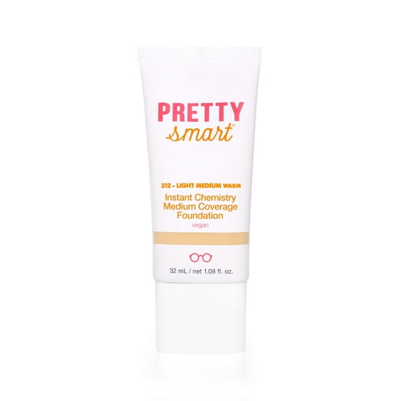 Pretty Smart Instant Chemistry Medium Coverage Foundation, 312 Light Medium Warm, 1.08 fl. oz.
