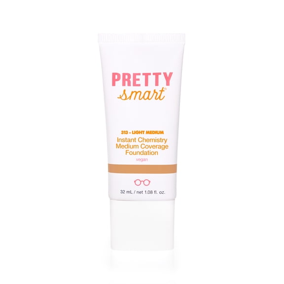 Pretty Smart Instant Chemistry Medium Coverage Foundation, 313 Light Medium, 1.08 fl. oz.