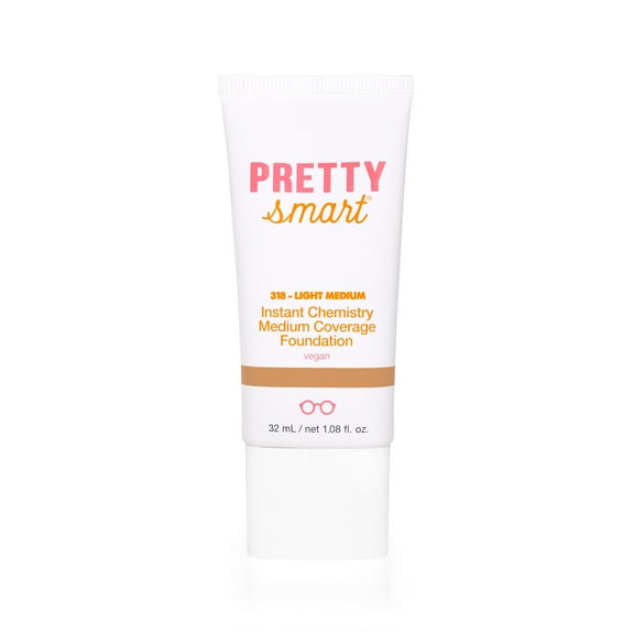 Pretty Smart Instant Chemistry Medium Coverage Foundation, 318 Light Medium, 1.08 fl. oz.