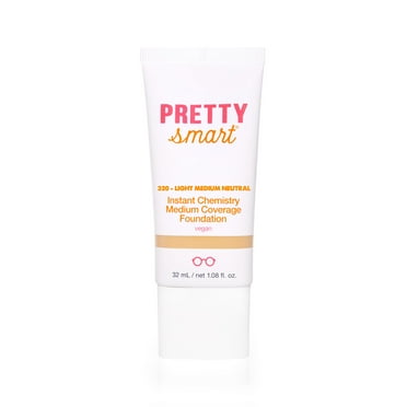 Pretty Smart Instant Chemistry Medium Coverage Foundation, 320 Light Medium Neutral, 1.08 fl. oz.