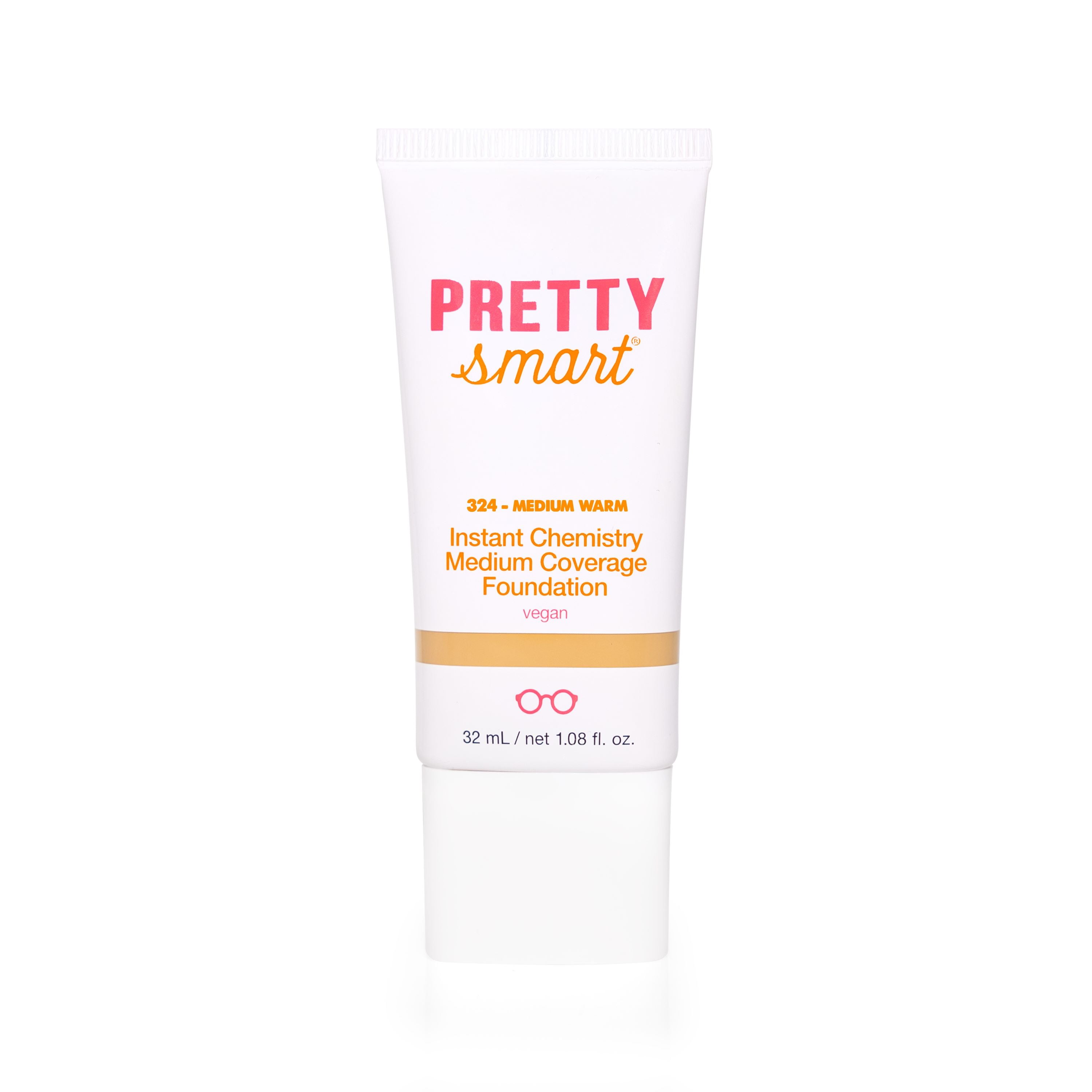 Pretty Smart Instant Chemistry Medium Coverage Foundation, 324 Medium Warm, 1.08 fl. oz.