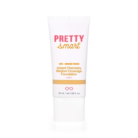 Pretty Smart Instant Chemistry Medium Coverage Foundation, 324 Medium Warm, 1.08 fl. oz.