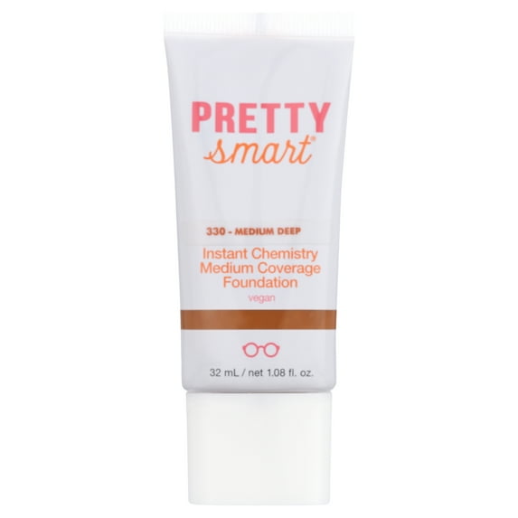 Pretty Smart Instant Chemistry Medium Coverage Foundation, 330 Medium Deep, 1.08 fl. oz.