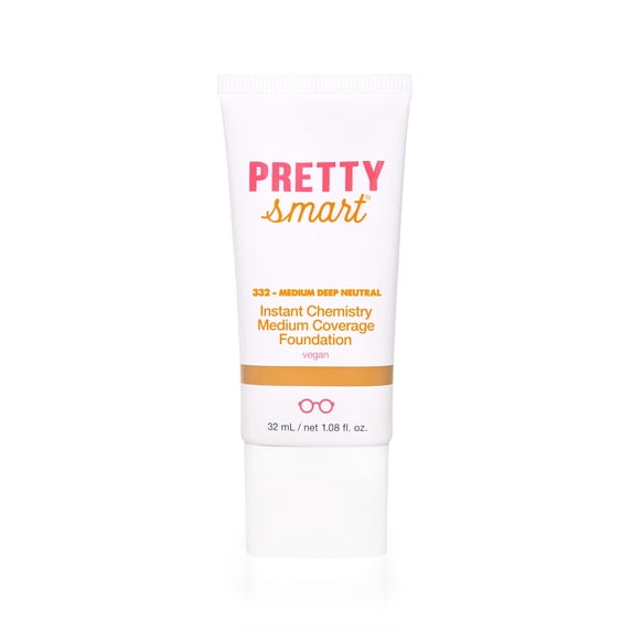 Pretty Smart Instant Chemistry Medium Coverage Foundation, 332 Medium Deep Neutral, 1.08 fl. oz.