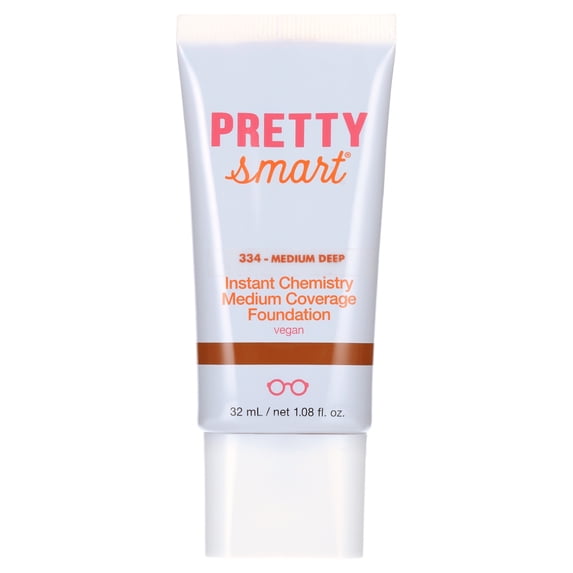 Pretty Smart Instant Chemistry Medium Coverage Foundation, 334 Medium Deep, 1.08 fl. oz.