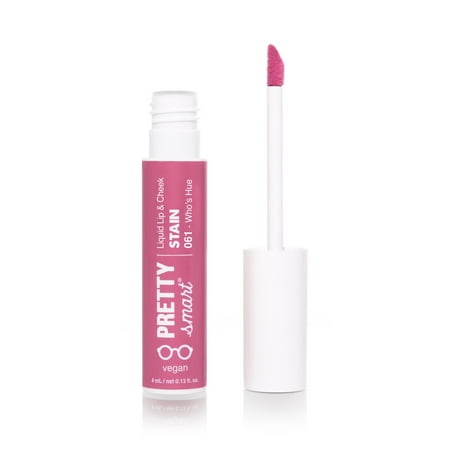 Pretty Smart Liquid Lip & Cheek Stain, Who's Hue, 0.13 fl. oz. Tube