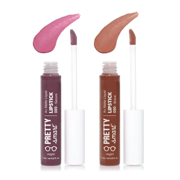 Pretty Smart Matte Lip Duo, Secure and Brave
