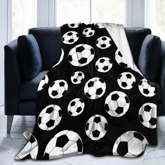 Pretty Sport Volleyball Ball Throw Blanket Soft Bed Bedding Warm Cozy Plush Flannel Fleece Blankets Gifts for Kids Boys Teens, Sofa Couch Bedroom Home Decor, 50"x40"