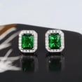 thumbnail image 1 of Pretty Sprkly Cubic Zircon 925 Silver Stud Earring Wedding Gift A Pair, 1 of 9