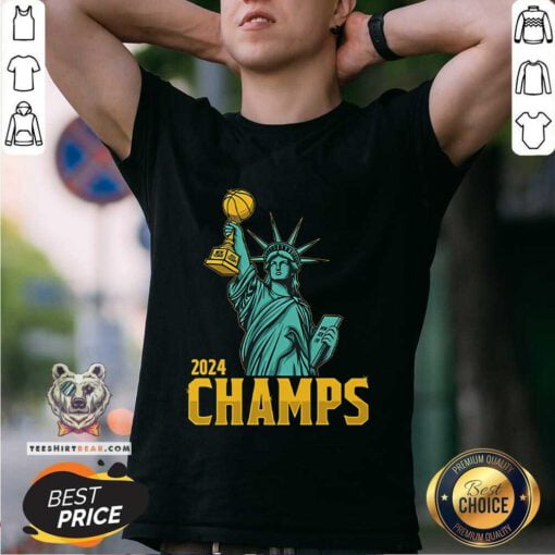 Pretty Statue Of Liberty New York Liberty 2024 Champs Sweatshirt