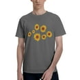 thumbnail image 1 of Pretty Sunflowers Men'S Basic Short Sleeve T-Shirt Deep Heather Large, 1 of 5
