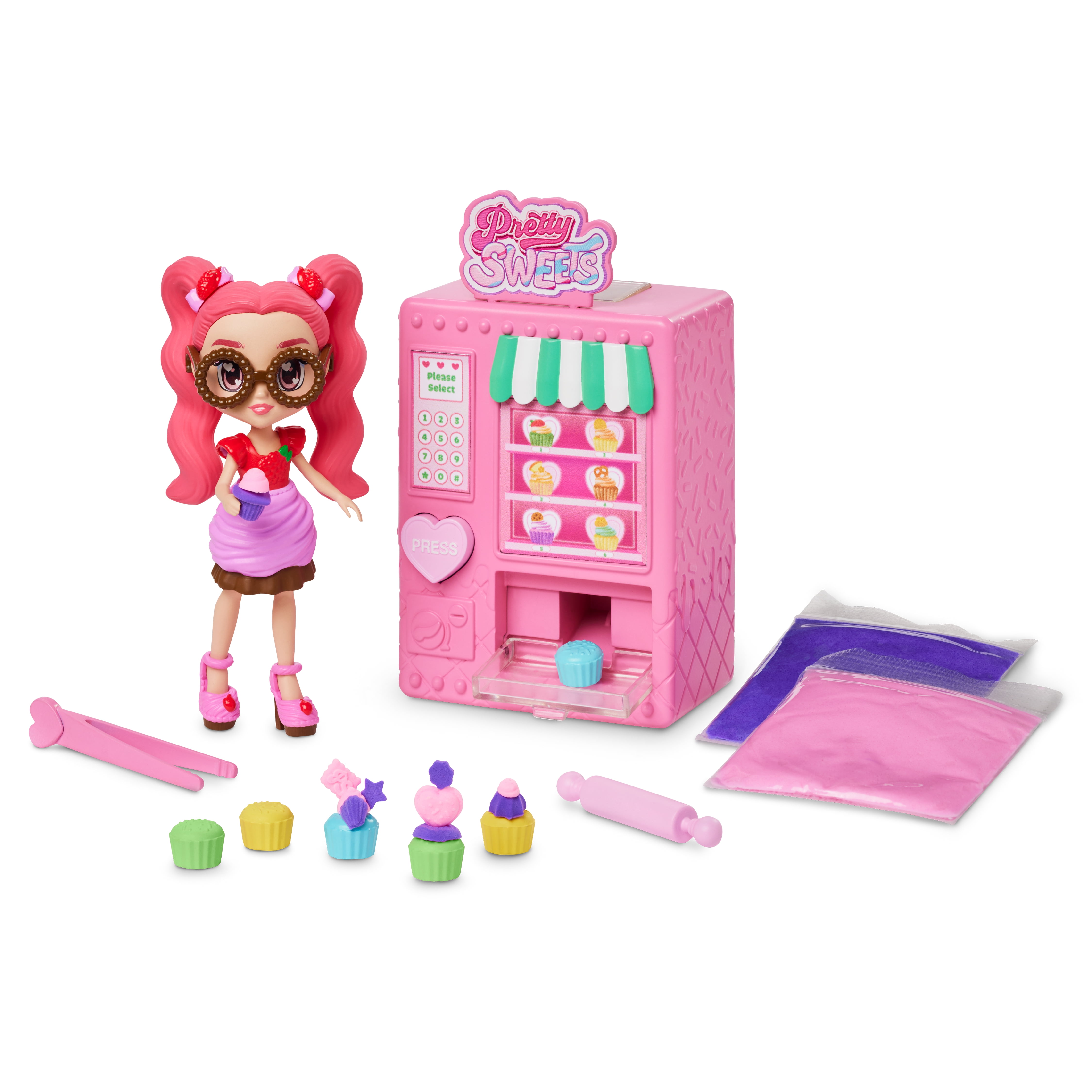 Pretty Sweets Chloe Cupcake 5-inch Doll & Vending Machine Playset