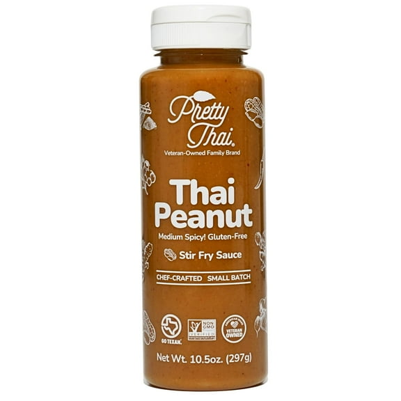 Pretty Thai, Thai Peanut Sauce 10.5 oz (Pack of 2)