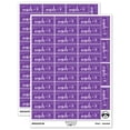 thumbnail image 1 of Pretty Things Inside Elephant Package Sticker Set - Purple - Matte Finish - 1.5" Small, 1 of 7