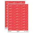 thumbnail image 1 of Pretty Things Inside Elephant Package Sticker Set - Red - Gloss Finish - 1.75" Medium, 1 of 7
