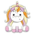 thumbnail image 1 of Pretty Unicorn Cutie - 8" Vinyl Sticker - For Car Laptop I-Pad - Waterproof Decal, 1 of 1