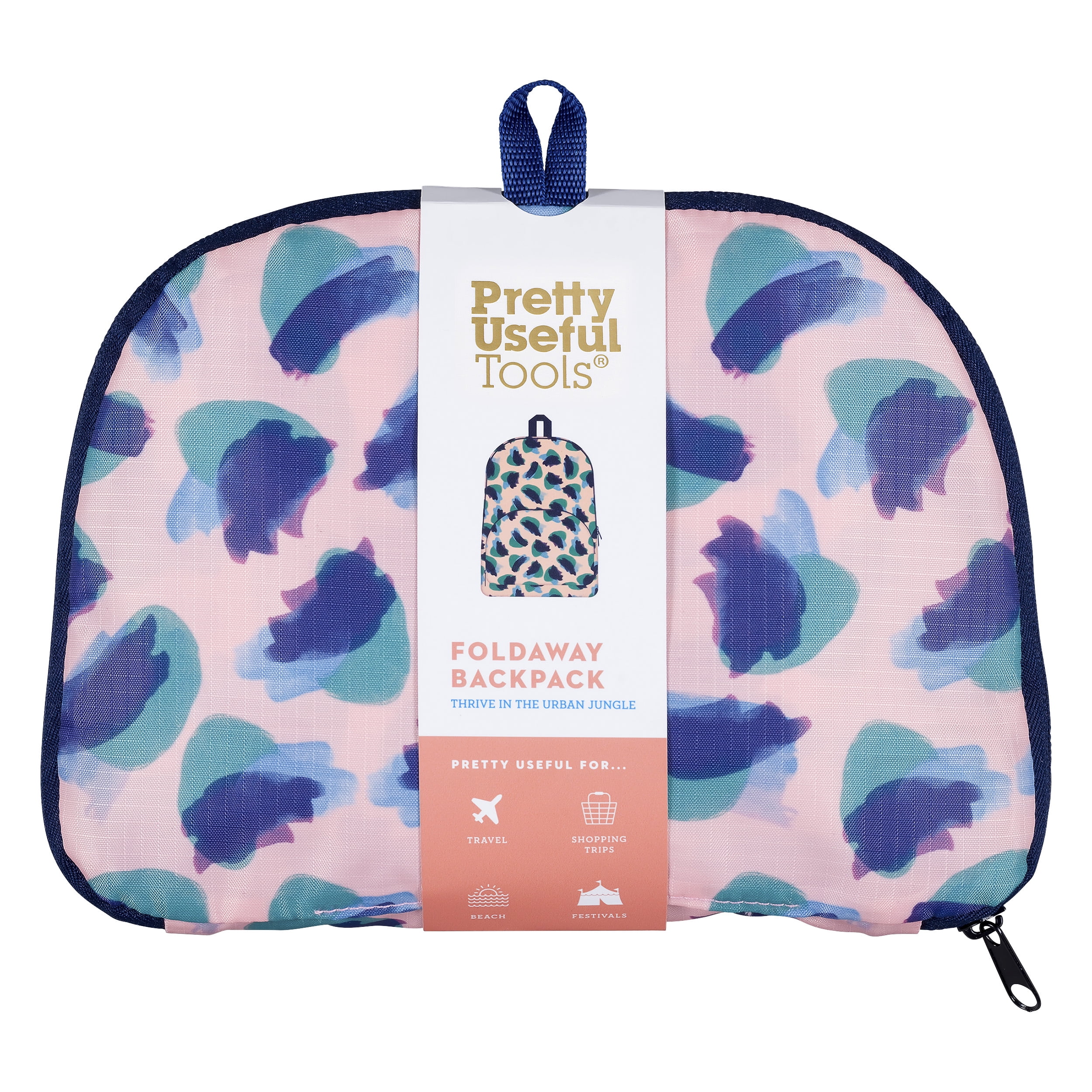 Pretty Useful Tools Reuseable Folding Shopping Back Pack - Walmart.com