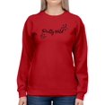 thumbnail image 1 of Pretty Wild Honey Leopard Heart Sweatshirt Women -Image by Shutterstock, Female Small, 1 of 4