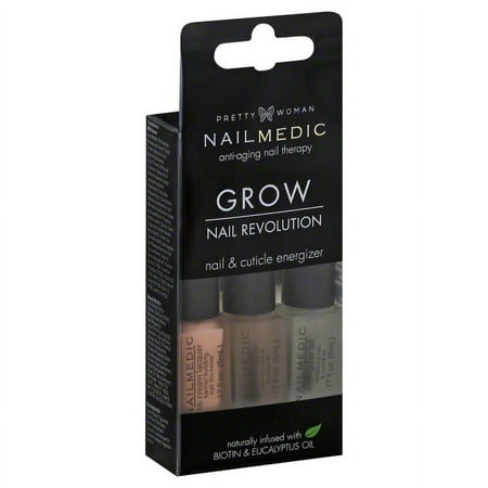 Pretty Woman Nail Medic Nail Revolution Grow 3 x 0.17 fl oz (0.5 fl oz)