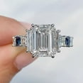 thumbnail image 1 of Pretty Women Anniversary Jewelry Cubic Zircon 925 Silver Rings Gifts Sz 6-10, 1 of 5