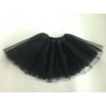 thumbnail image 1 of Pretty Women Girl Elastic Stretchy Tulle Dress Adult Tutu 3 Layer mini Skirt, 1 of 5