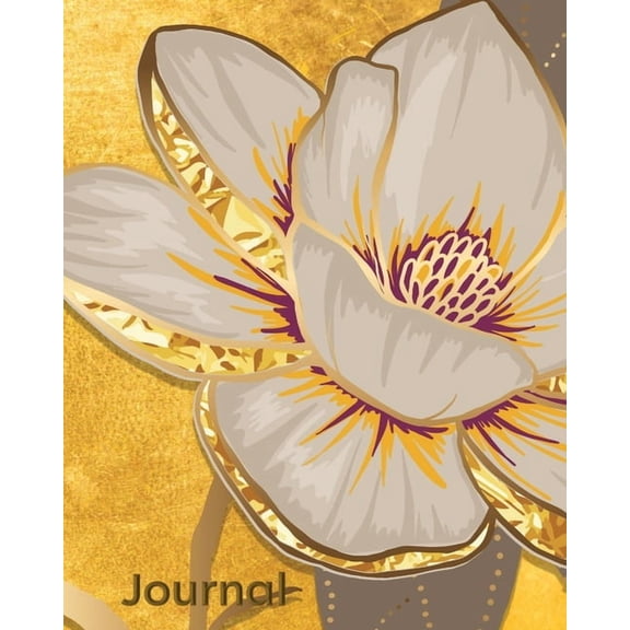 Pretty Yellow Flower Journal, (Paperback)